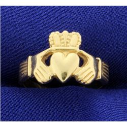 Claddagh Ring in 14K Yellow Gold