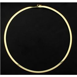 Italian Made 17 Inch Omega Necklace