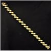 Image 1 : 8 Inch Designer Gold Bracelet