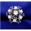 Image 1 : High Quality Diamond & Sapphire Ring