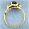 Image 3 : Amethyst and Diamond Ring