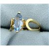 Image 2 : 2 ct Blue Topaz Ring