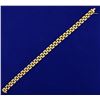 Image 1 : Italian Made 7 1/2 Inch Gold Bracelet