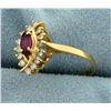 Image 2 : Ruby and Diamond Ring