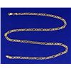 Image 1 : Italian Made 20 1/2 Inch Figaro Neck Chain