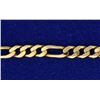 Image 2 : Italian Made 20 1/2 Inch Figaro Neck Chain