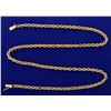 Image 1 : 20 3/4 Inch Rope Neck Chain
