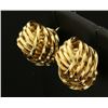 Image 2 : Knot Style Gold Earrings