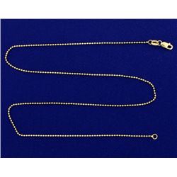17 Inch Ball Link Neck Chain