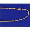 Image 2 : 18 1/2 Inch Alternating Bar and Link Neck Chain