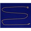 Image 1 : 14 3/4 Inch Rope Style Neck Chain