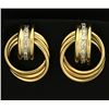 Image 1 : Diamond and Gold Rings Earrings
