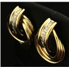Image 2 : Diamond and Gold Rings Earrings
