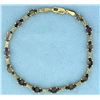 Image 1 : Diamond and Quartz Bracelet
