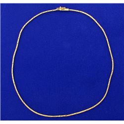 15 Inch Snake Link Neck Chain