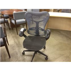 HERMAN MILLER MIRA BLUE FULLY ADJUSTABLE TASK CHAIR