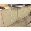 Image 2 : BEIGE 3 DRAWER LATERAL FILE CABINET