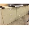 Image 2 : BEIGE 3 DRAWER LATERAL FILE CABINET