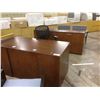 Image 1 : CHERRY EXECUTIVE DESK C/W MATCHING CREDENZA