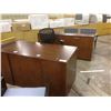 Image 1 : CHERRY EXECUTIVE DESK C/W MATCHING CREDENZA