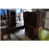 Image 1 : L SHAPED DESK WITH HUTCH AND BOOKCASE