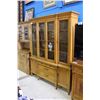 Image 2 : BEVELLED GLASS BUFFET AND HUTCH