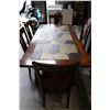 Image 2 : TABLE WITH 6 CHAIRS