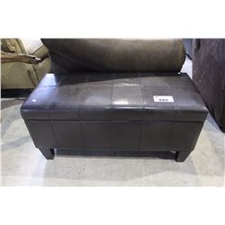 LEATHER OTTOMAN