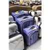 Image 2 : 3 PIECE IT LUGGAGE SET, PURPLE