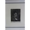 Image 2 : FRAMED PRINT REMBRANDT VAN RIJN, MOTHER WITH HER HAND ON HER CHEST SMALL BUST, 1631 ETCHING ON