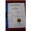 Image 2 : CERTIFIED 7.2CT BLUE SAPPHIRE AND DIAMOND TENNIS BRACELET, INFINITY LINK DESIGN, INCLUDES