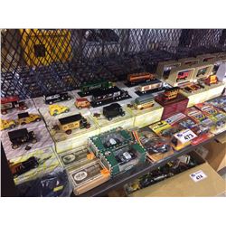 SHELF LOT OF COLLECTABLE TOY CARS