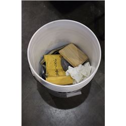 BUCKET OF MACHINE PARTS