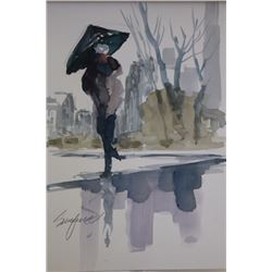 "WALKING IN THE RAIN III" BY MICHAEL SCHOFIELD