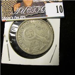 1937J Germany Silver Two Marks, VF+.