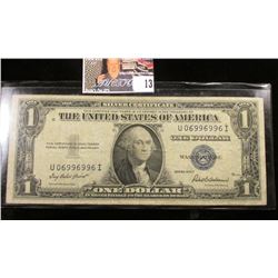 Series 1935F U.S. One Dollar Silver Certificate.