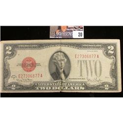 Series 1928G Two Dollar U.S. Note with Red Seal.