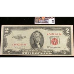Series 1953B Two Dollar U.S. Note with Red Seal.