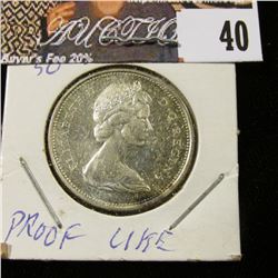 1968 Canada Silver Quarter, Prooflike.