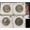 Image 1 : 1973 P, 74 P, 76 D, & 78 D Washington Quarters, Uncirculated.
