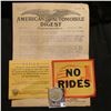 Image 1 : January 2, 1924 "American Automobile Digest", Cicinatti, Ohio; & 1925 P U.S. Peace Silver Dollar, VF