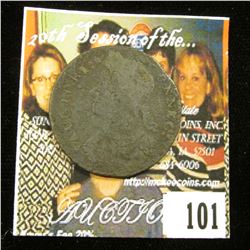 1787 Connecticut Copper, Type ET11B, Good.