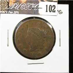 1826 U.S. Large Cent, VG.