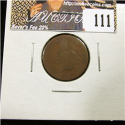 1869 Indian Head Cent, Fair.