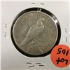Image 2 : 1921 P U.S. Peace Silver Dollar, VF-EF.