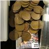 Image 2 : 1917 & 1920 Solid Date Rolls of U.S. Lincoln Cents in a pair of plastic tubes.