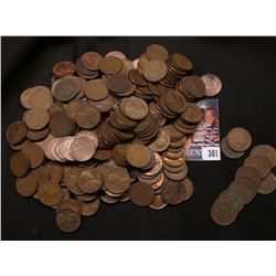 (228) unsorted Lincoln Cents, most of which are Wheat Cents; & (13) Indian Head Cents.