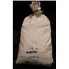Image 1 : Over 4,450 Old unsorted U.S. Wheat Cents in a cloth money bag.