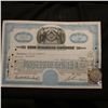 Image 1 : 1942 Stock Certificate for 19 Shares of "Erie Railroad Company", central vignette of Roman male and 