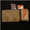 Image 1 : Large group of miniature flags "CE" (Christian Endeavor); and an original "The Tarnoff Plate", which